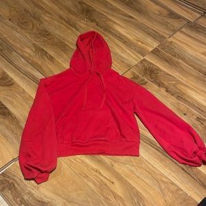 cropped hoodie